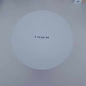 Coach Signature black earmuff headphones